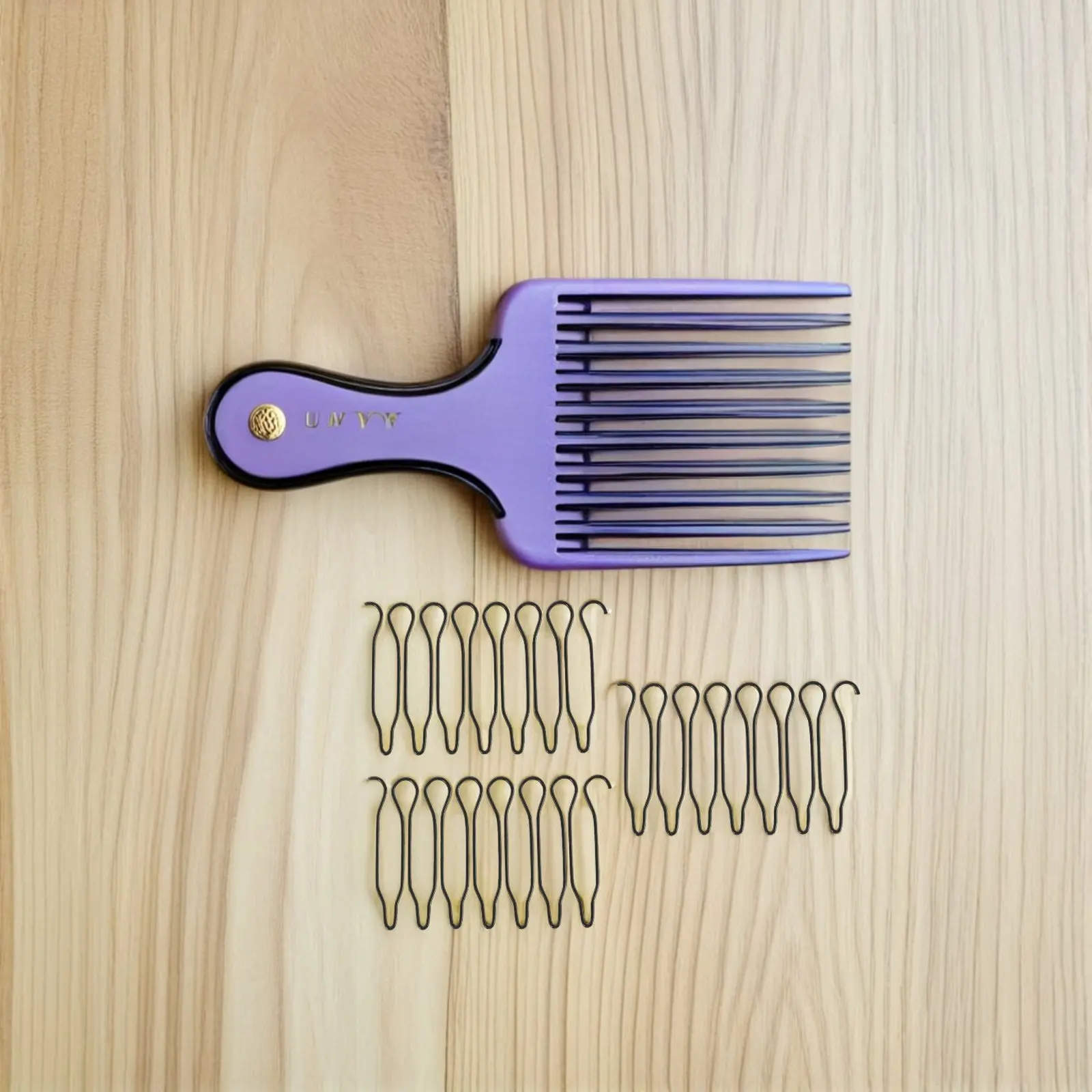 40Pcs 헤어 마무리 고정 빗 U 모양 금속 와이어 헤어 액세서리 Updo 스타..