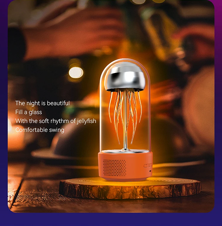 Portable Mechanical Mini Jellyfish Bluetooth Speaker