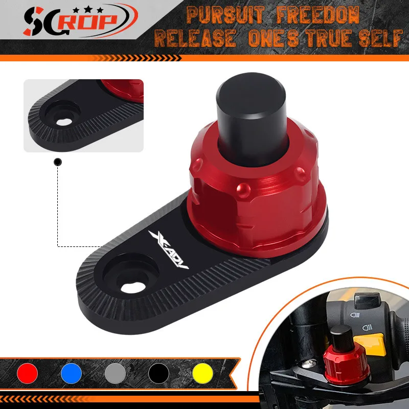 

Newlest XADV 750 2024 Motorcycle Parking Brake Lever Lock For Honda X-ADV 750 2017-2024 CNC Parking Auxiliary Button Lock xadv