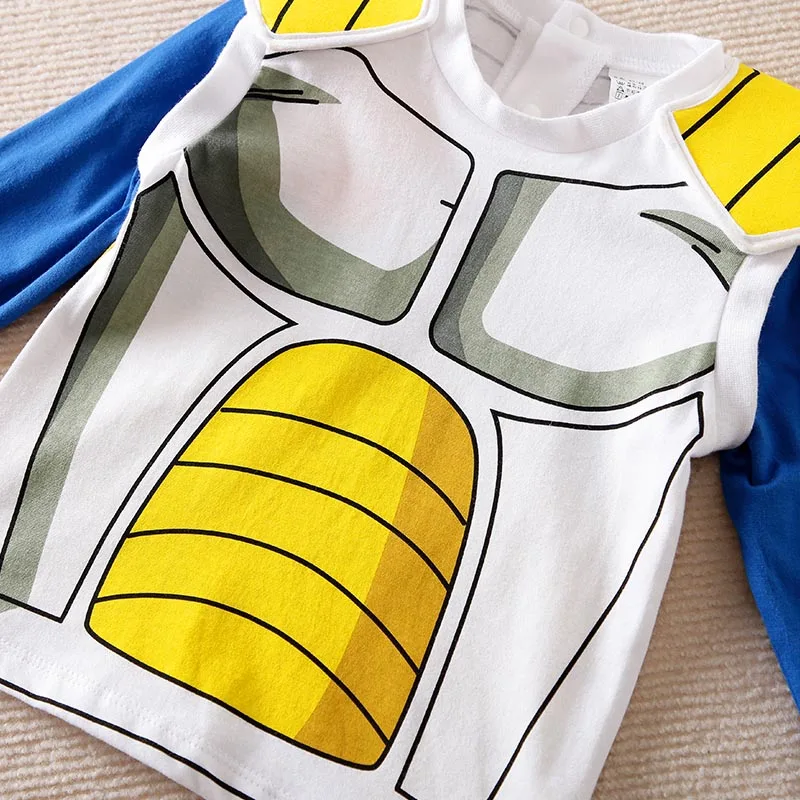  애니메이션 세트 긴팔 긴바지 순면 고품질 투피스 세트 (봄, 가을 남아 및 용)