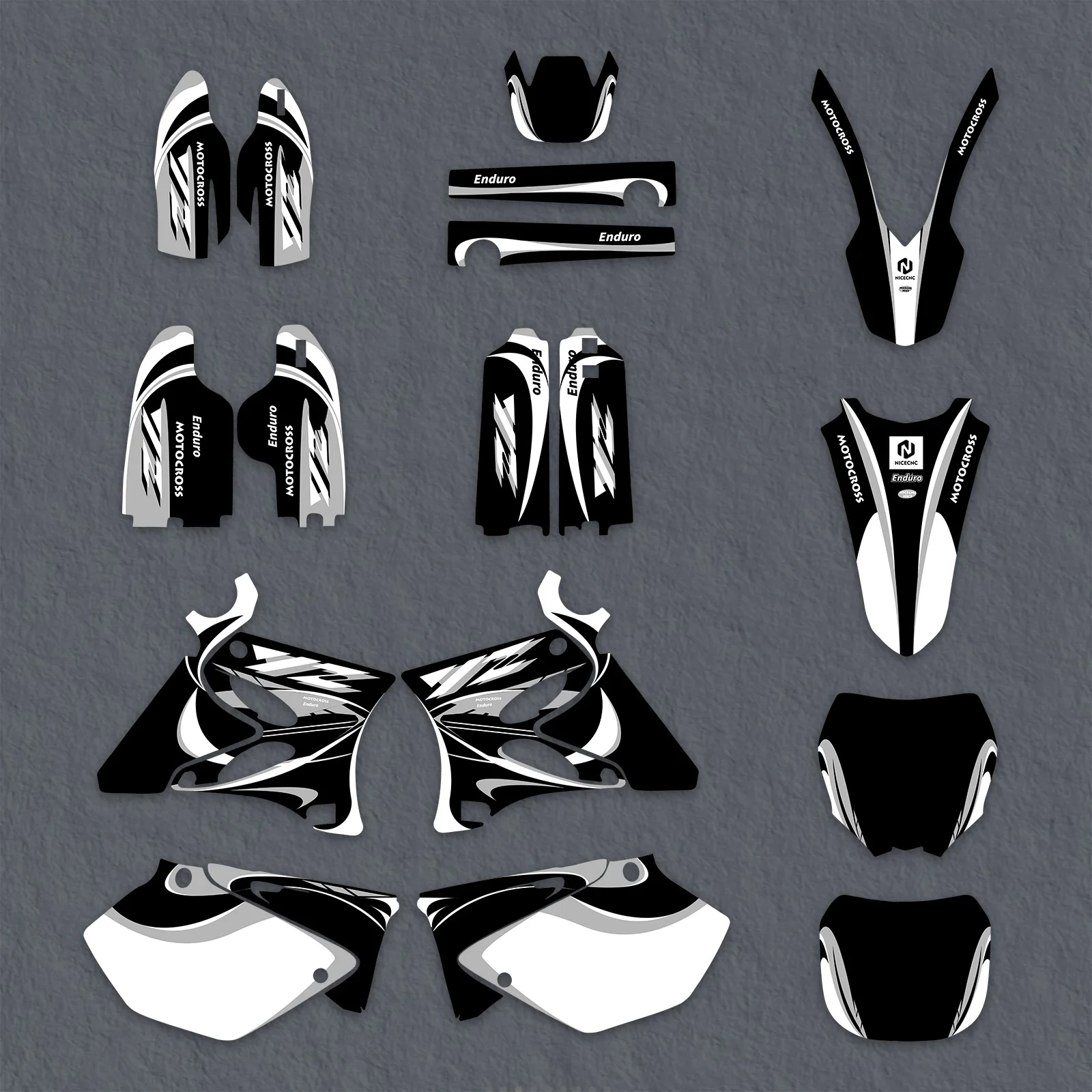 NICECNC Für Yamaha YZ125 YZ250 2002-2014 2013 Motorrad Verkleidung Grafiken Hintergrund Aufkleber Aufkleber Anpassen YZ125 YZ250 – Detail 7