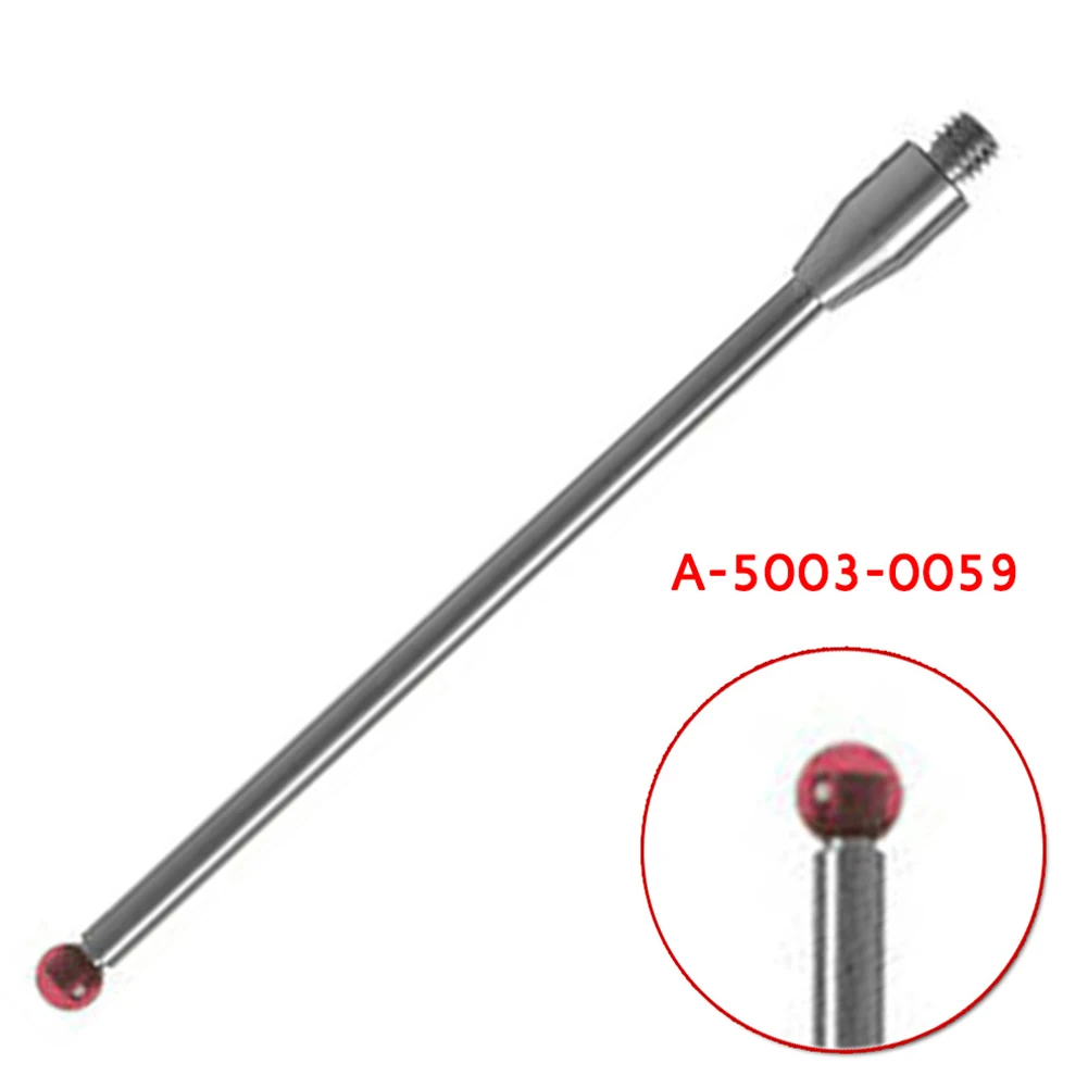 최신 터치 프로브 CNC 스타일러스 스레드 팁 도구, 터치 볼 CMM 긴 M3 프로브 교체, A-5003-0059 3mm 50mm