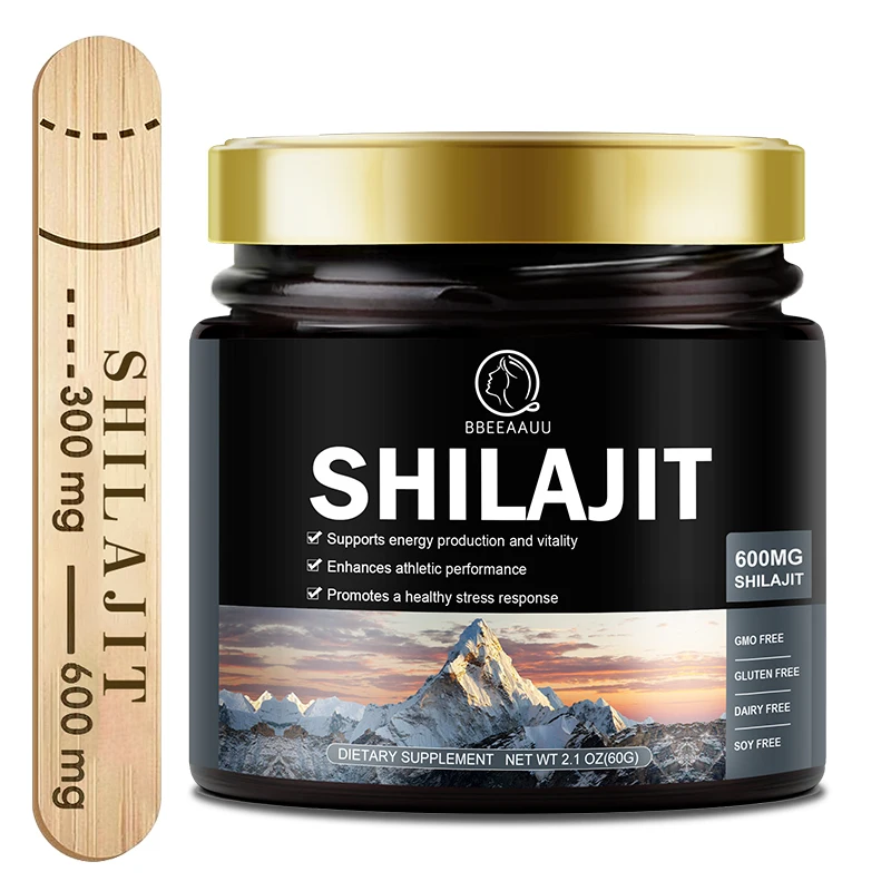 thumbnail image 1 of 60 g de resina de shilajit 100 % pura del Himalaya, suplemento mineral original para la salud, sin OGM, para la memoria, el cerebro, la energía cognitiva y la salud, 1 of 4