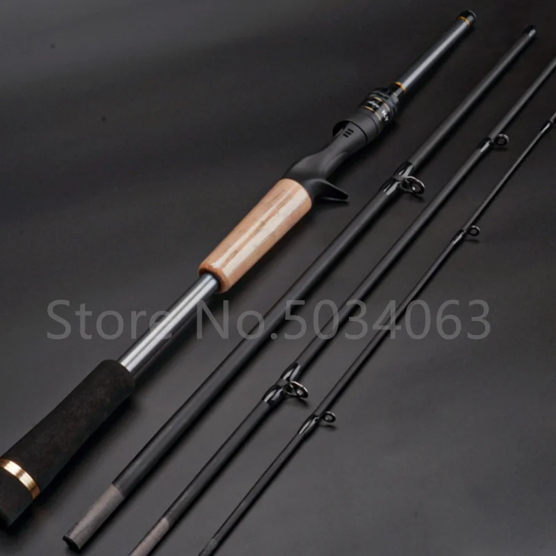 Description Picture 5 of itemUltra-Short Portable Travel Fishing Rod 1.98m/2.1m 4 Section 100% High Carbon Lure Rod 4-25g Power Spinning/Casting
