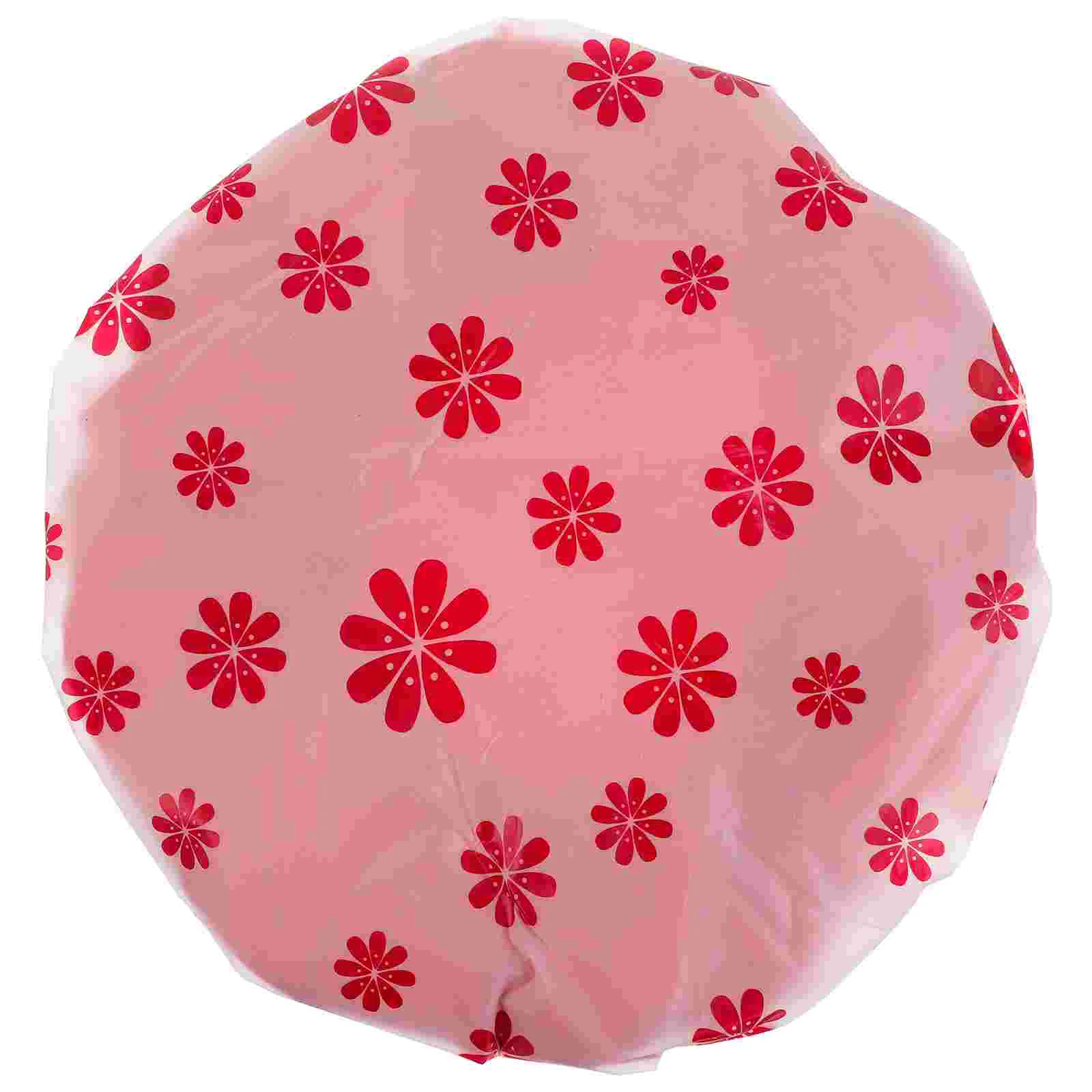 

Shower Hair Cap Showering Hair Cover Satin Shower Bonnet Reusable Shower Cap