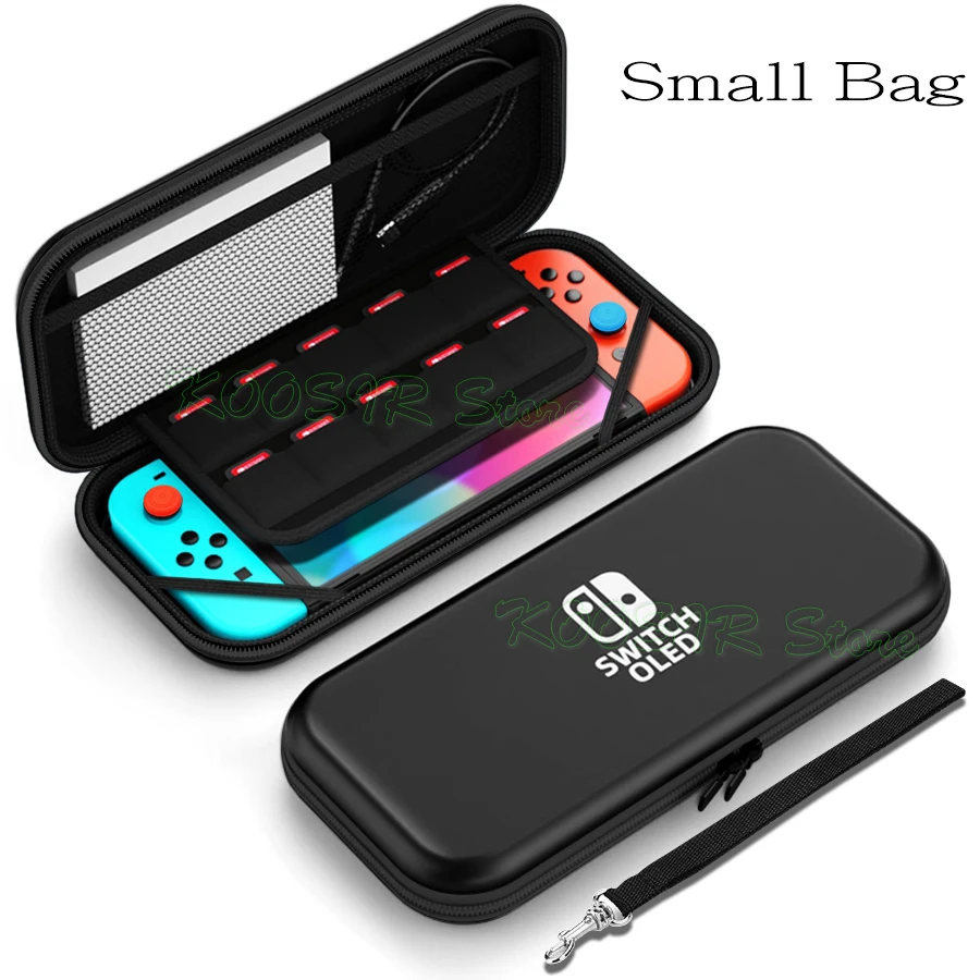 Capas para Nintendo Switch Oled Bolsa de Armazenamento Eva Case Protetor de Tela Tampas de Silicone para Nintendo Switch Oled Acessórios - Image 5
