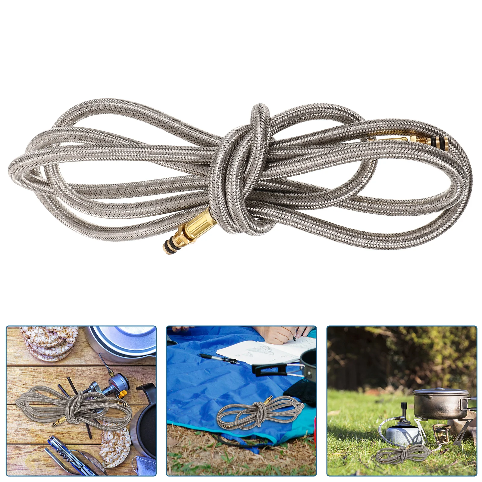 

Gas Canister Extension Tube Camping Gas Cylinder Hose Gas Stove Butane Adapter Extension Connection Hose Replacement Camp tools