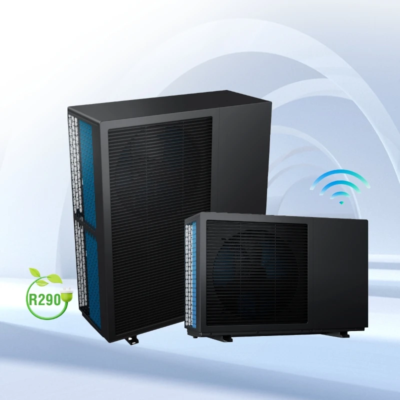 

В наличии Европа склад R290 управление Wi-Fi 6 кВт 12 кВт 18 кВт Воздушный Источник теплового насоса воздух зима домашний тепловой насос