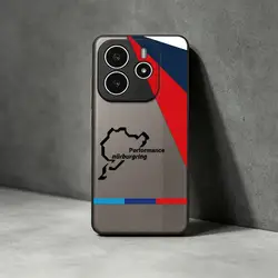 Stylish Blue and Red Logo Phone Cover Case for Redmi Note 11 Pro 4G (Mix01)