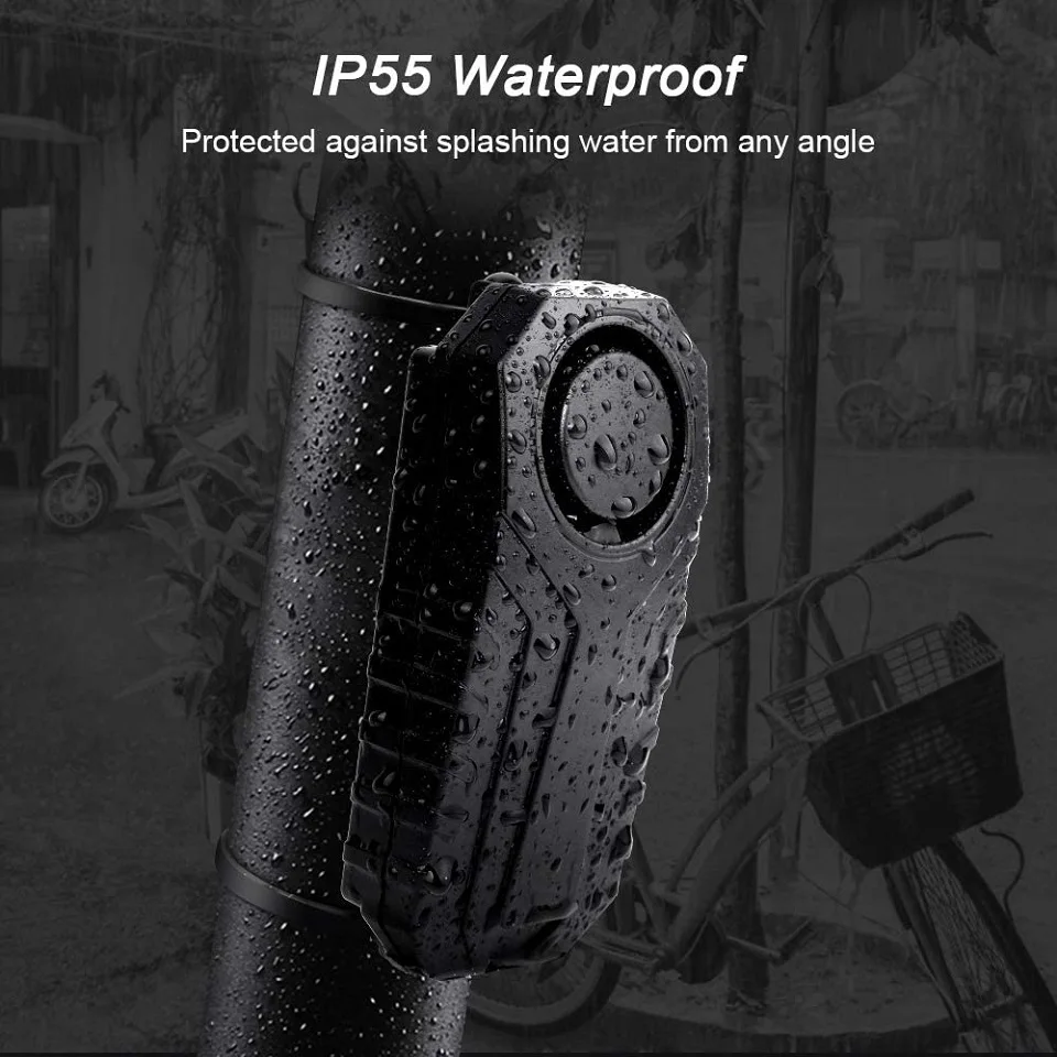 Wireless Bicycle Horn Alarm with Remote Control IP55 Waterproof Bike Motorcycle Scooter Alarm Bicycle Accessories
