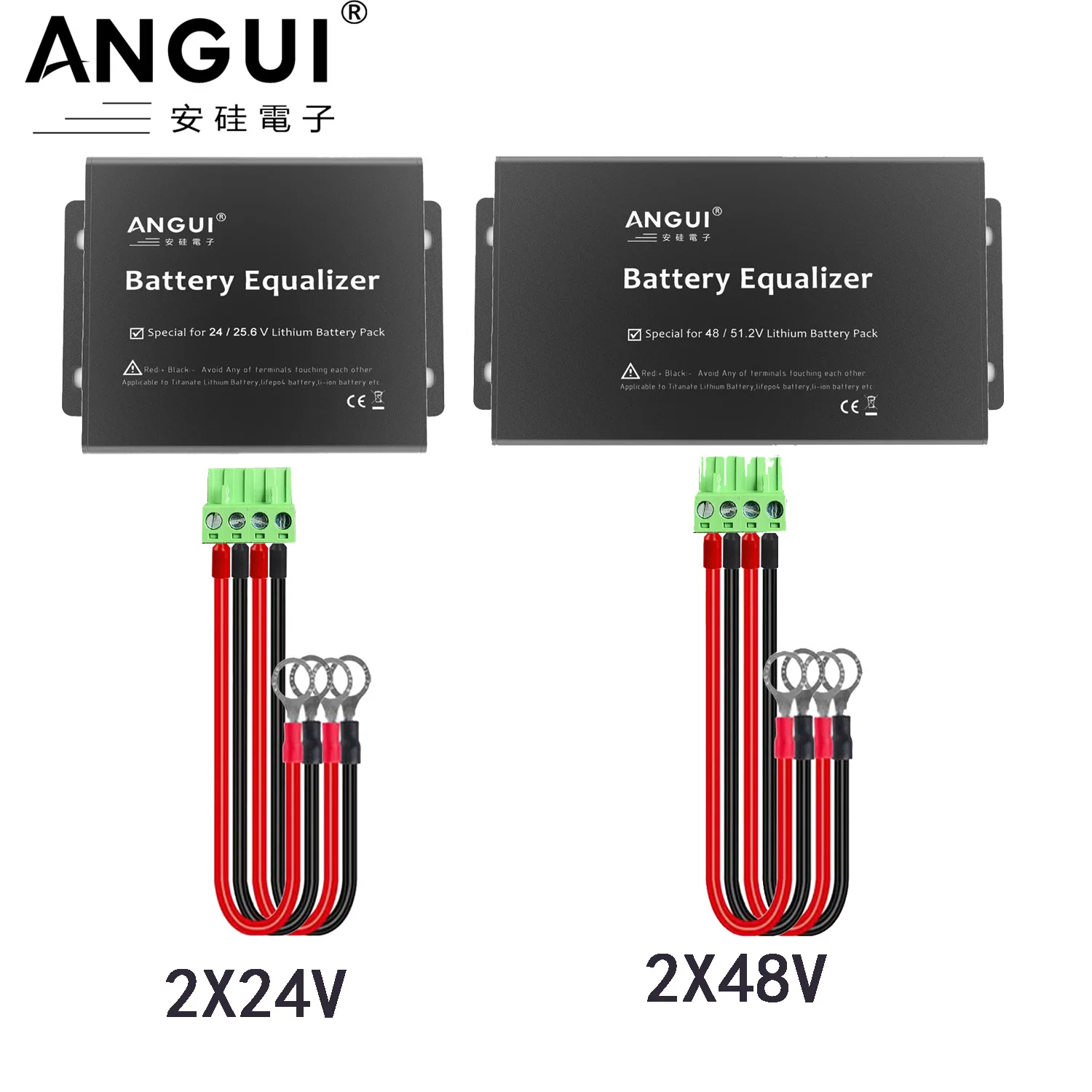 ANGUI BM202S BM402S Battery Equalizer 2X24V 2X48V LTO NCM LFP Voltage Balancer Charger Discharge Regulator Active