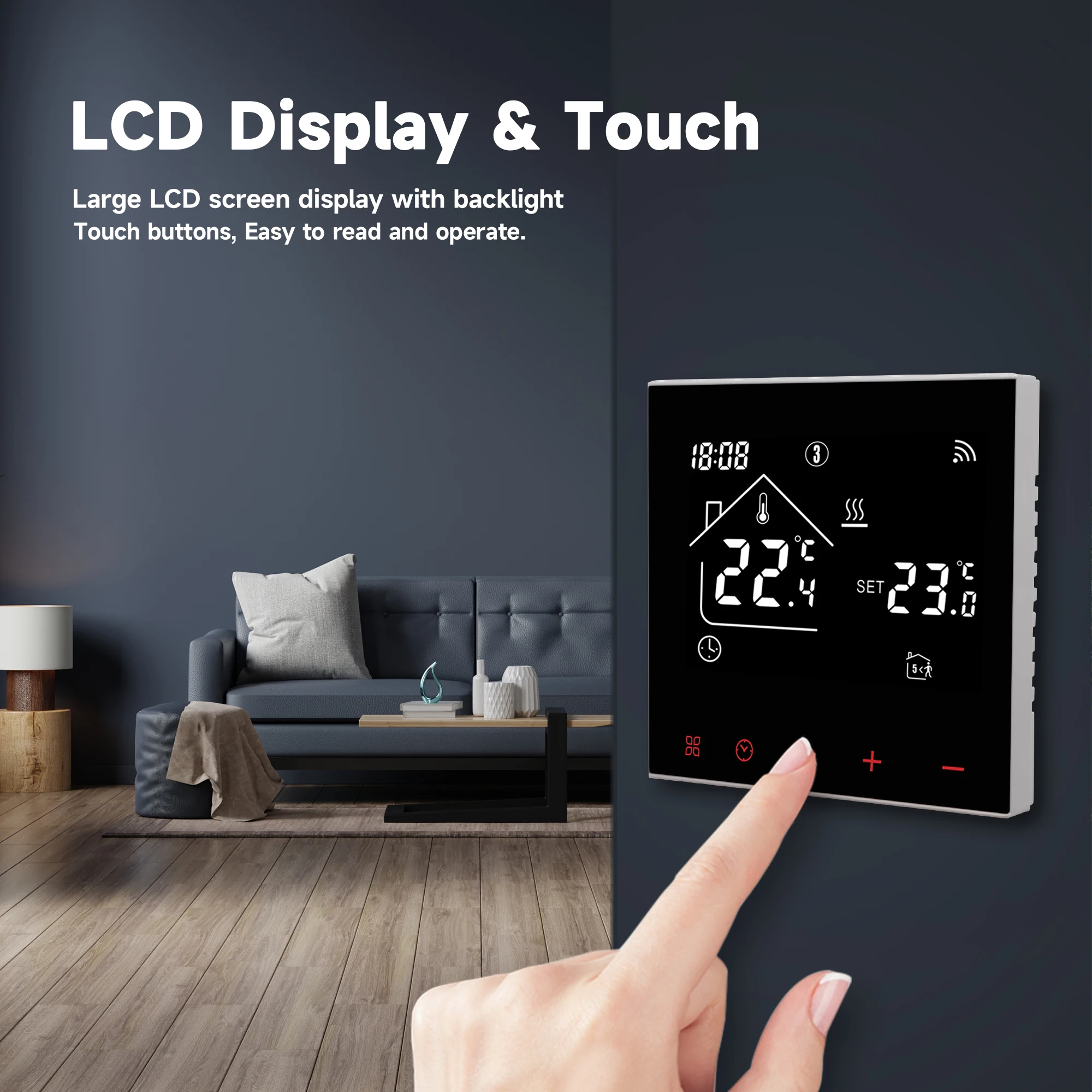 Tuya WiFi Smart Thermostat LCD Display Touch Screen for Electric Floor Heating Water/Gas Boiler Temperature Remote Controller smart thermostat