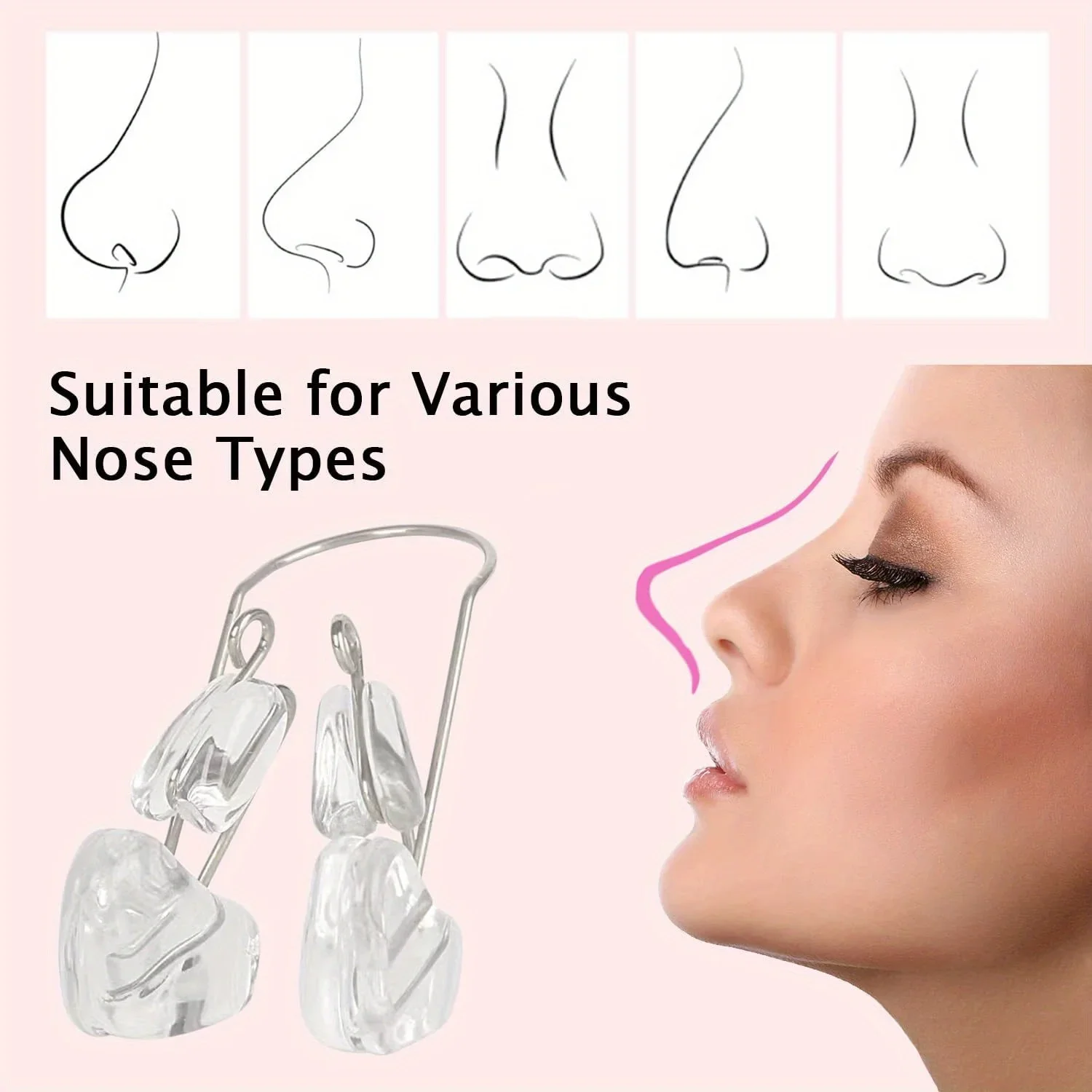 Nose Clip Nose Shaper Nose Up Lifting Shaping Shaper Orthotics Clip Beauty Nose Slimming Massager Straightening Clips Tool Up Clip Corrector