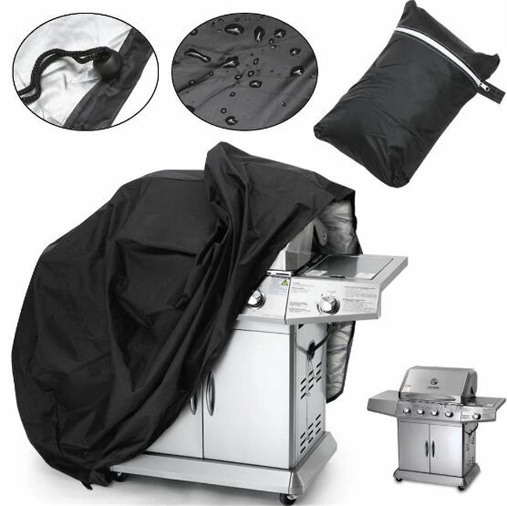 

BBQ Gas Grill Cover Black 39" Barbecue Heavy Duty Waterproof Protection Outdoor