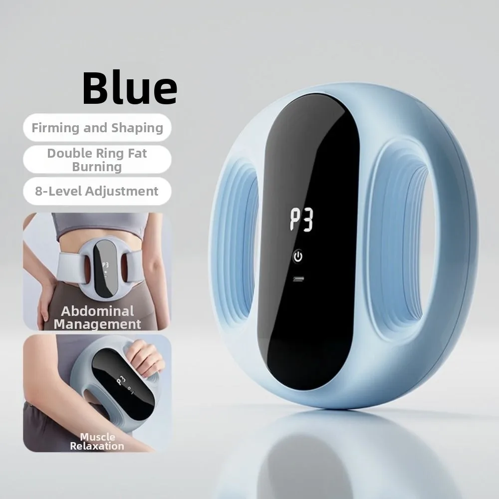 휴대용 전기 근막 마사지 링, 속도 조절 가능, 인체공학적 전기 바디 슬리밍 기계, 지방 연소 8단계