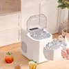 Hicon Electric Ice Maker 15KG/24H Bullet Cylindrical Home Ice Cube Making Machine Countertop For Commercial Small Milk Tea Shop 3