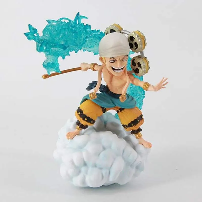 

Аниме One Piece Gk маленькая версия God Of Thunder Enel фигурка настольное украшение модель автомобиля ОРНАМЕНТ кукла Eneru фигурка Kawaii игрушки