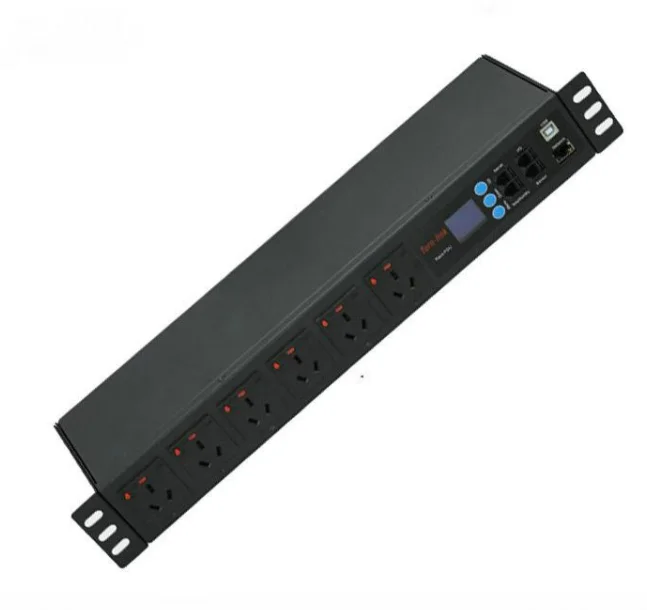 

Intelligent Snmp Ip Network Rj45 Remote Control Monitors Managed Smart Metered Switched Power Distribution Unit Pdu