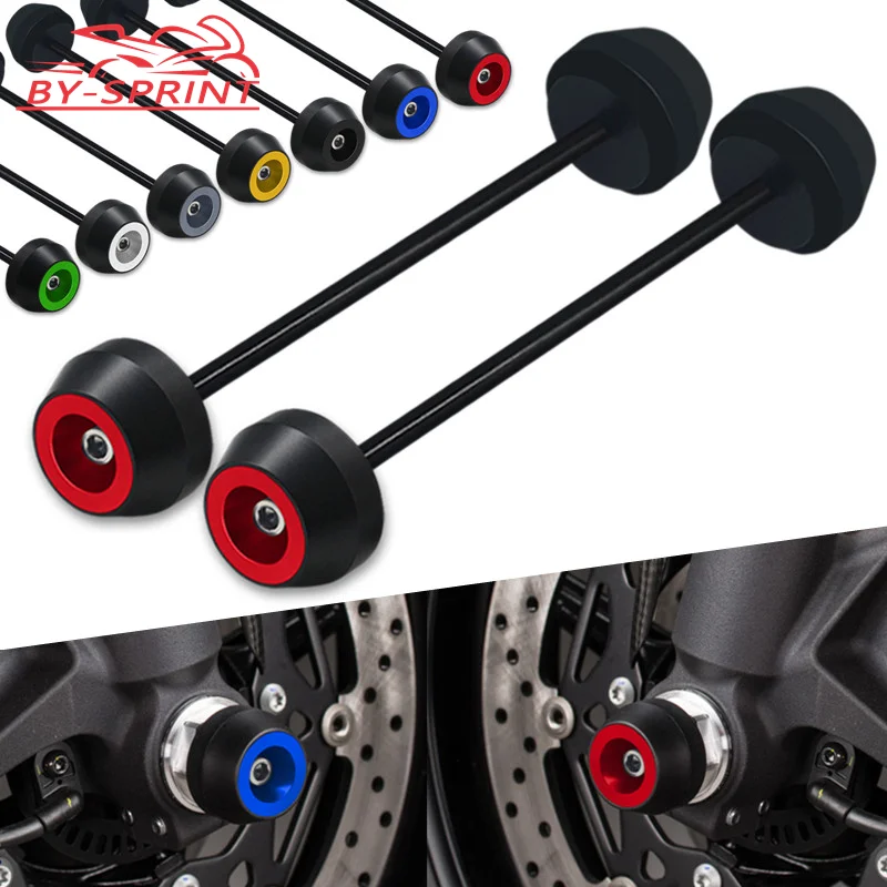 

Для YAMAHA MT-07 FZ-07 MT 07 FZ07 MT07 FZ-07 2015-2017 мотоцикла передней и задней оси вилка колеса протектор крушение ползунки кепки Pad