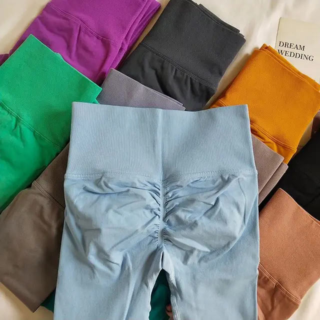 Booty Lifting Scrunch Butt Seamless Leggings 4