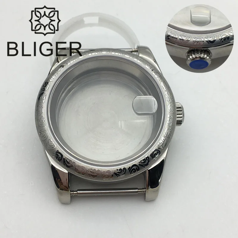 bliger-2023-new-39mm-watch-case-silver-stainless-steel-retro-cariving-abrazine-domed-bezel-sapphire-glass-fit-nh35-movements