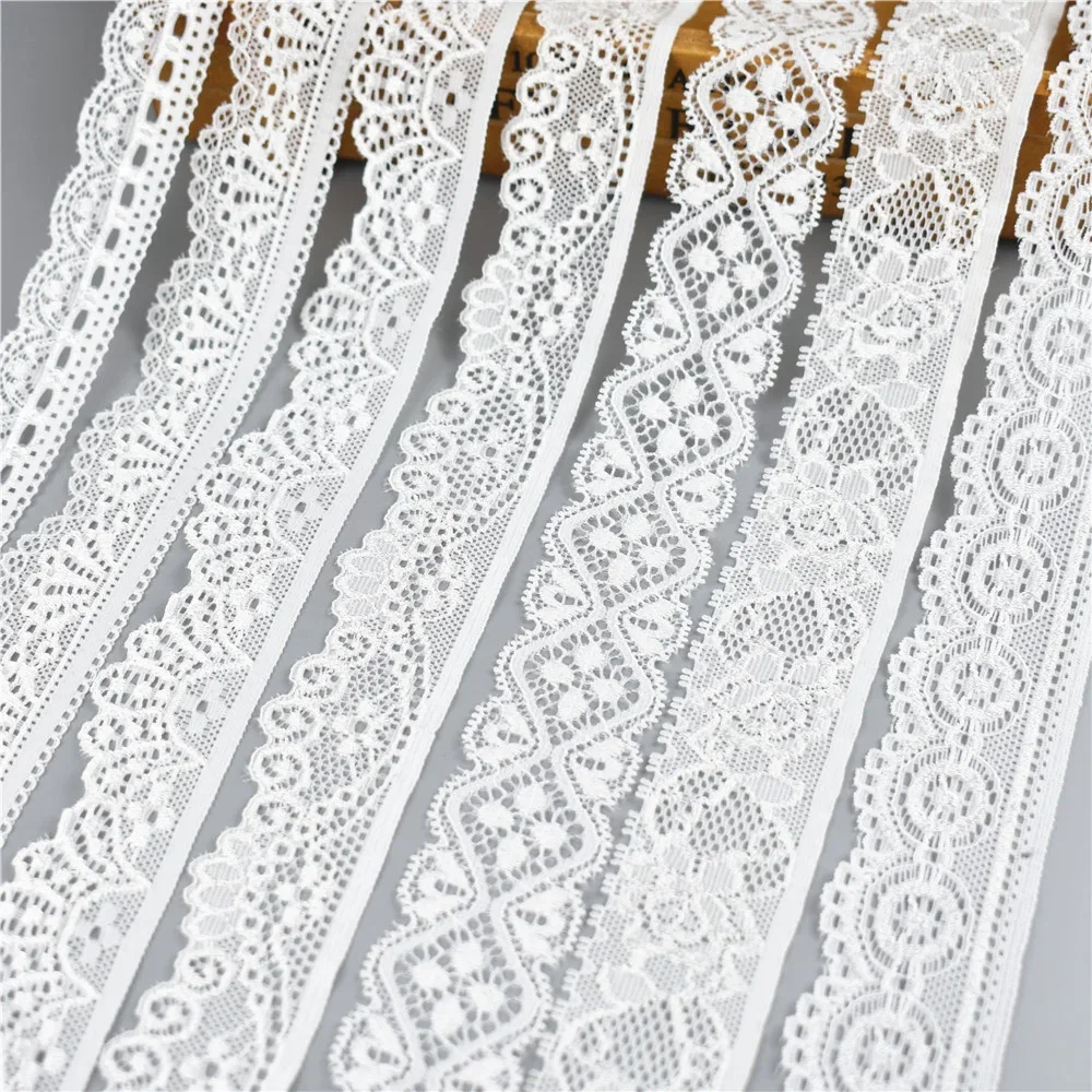 Lace Ribbon Lace Fabric Lace Sewing Accessories Lace Sewing Supplies Lace Accessories Lace Garment Accessories Lace Decoration Clothing Craft Accessories 5Yard For Sewing Decoration