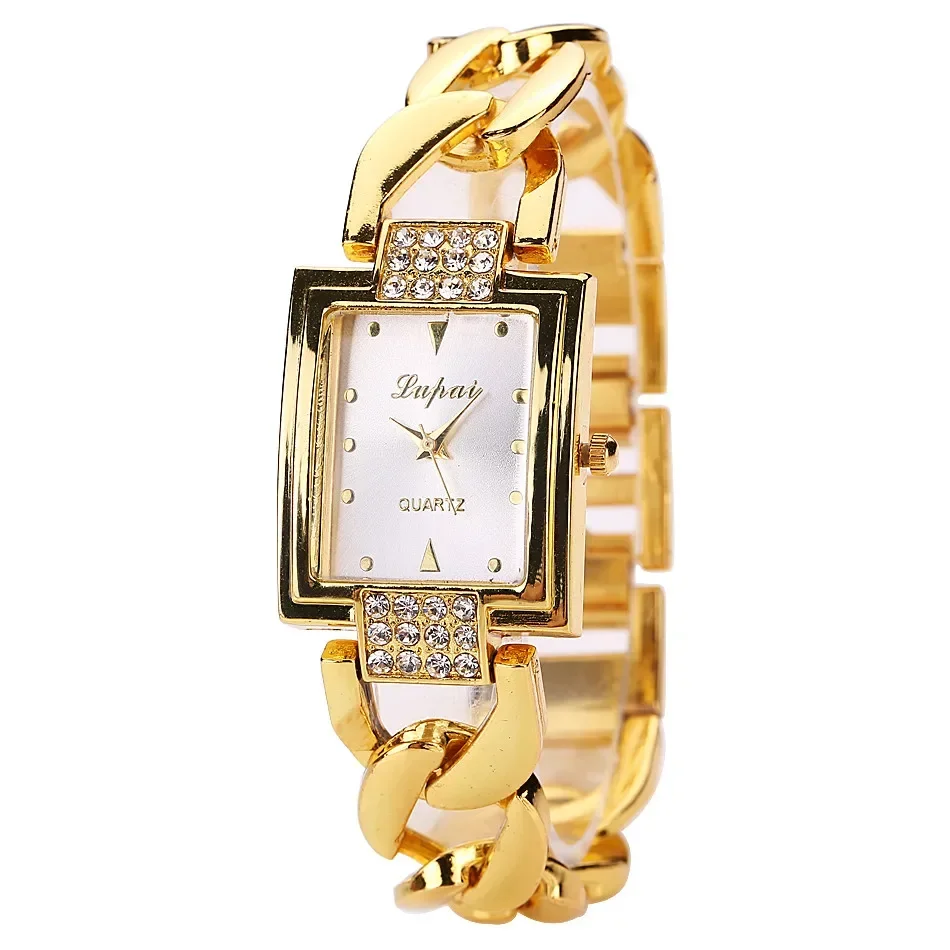Women Watches Women's Watches Luxury Gold Bracelet Watch Rhinestone Ladies Watch Clock reloj mujer