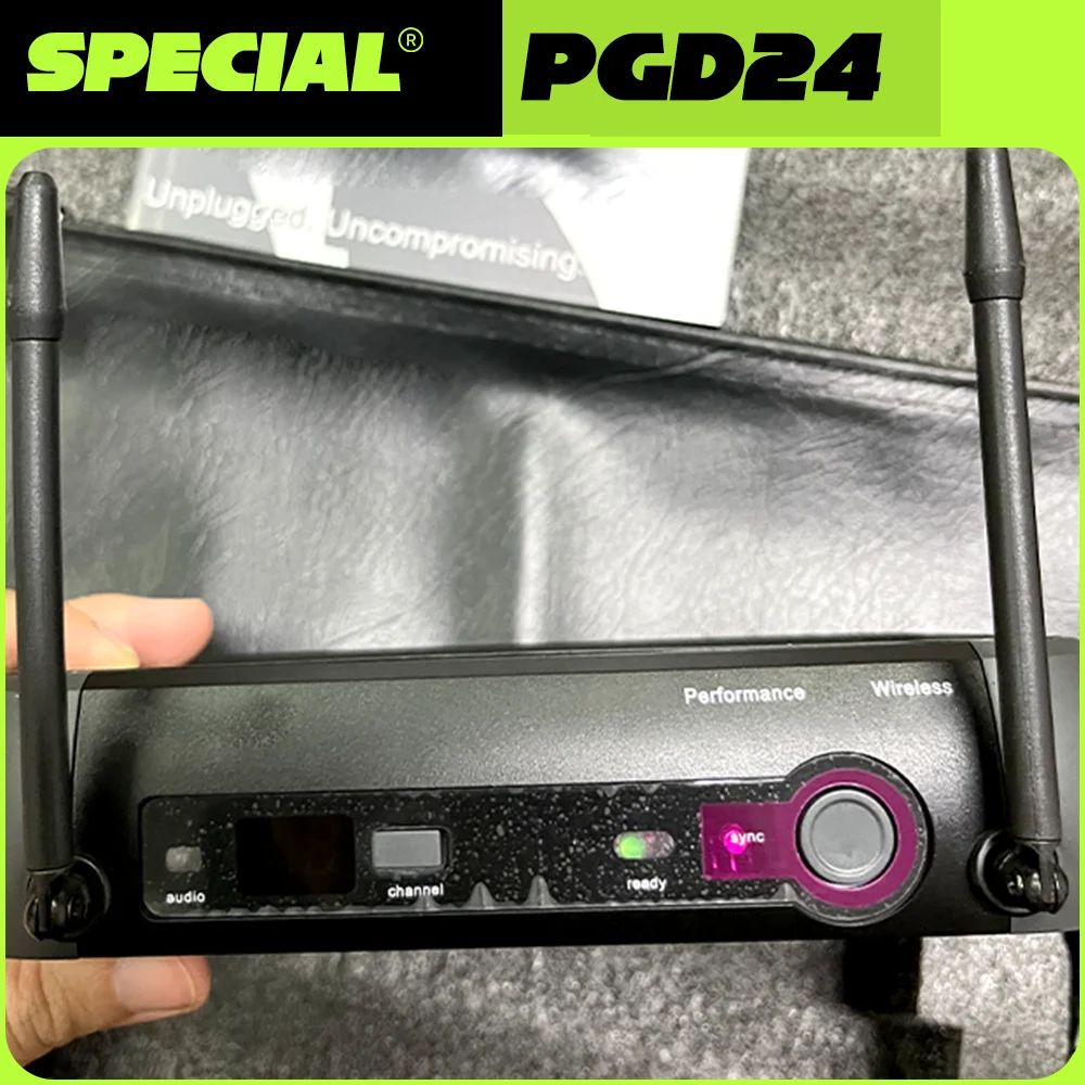 전문가용 UHF 무선 마이크 PGD24 무대 공연용 마이크로폰