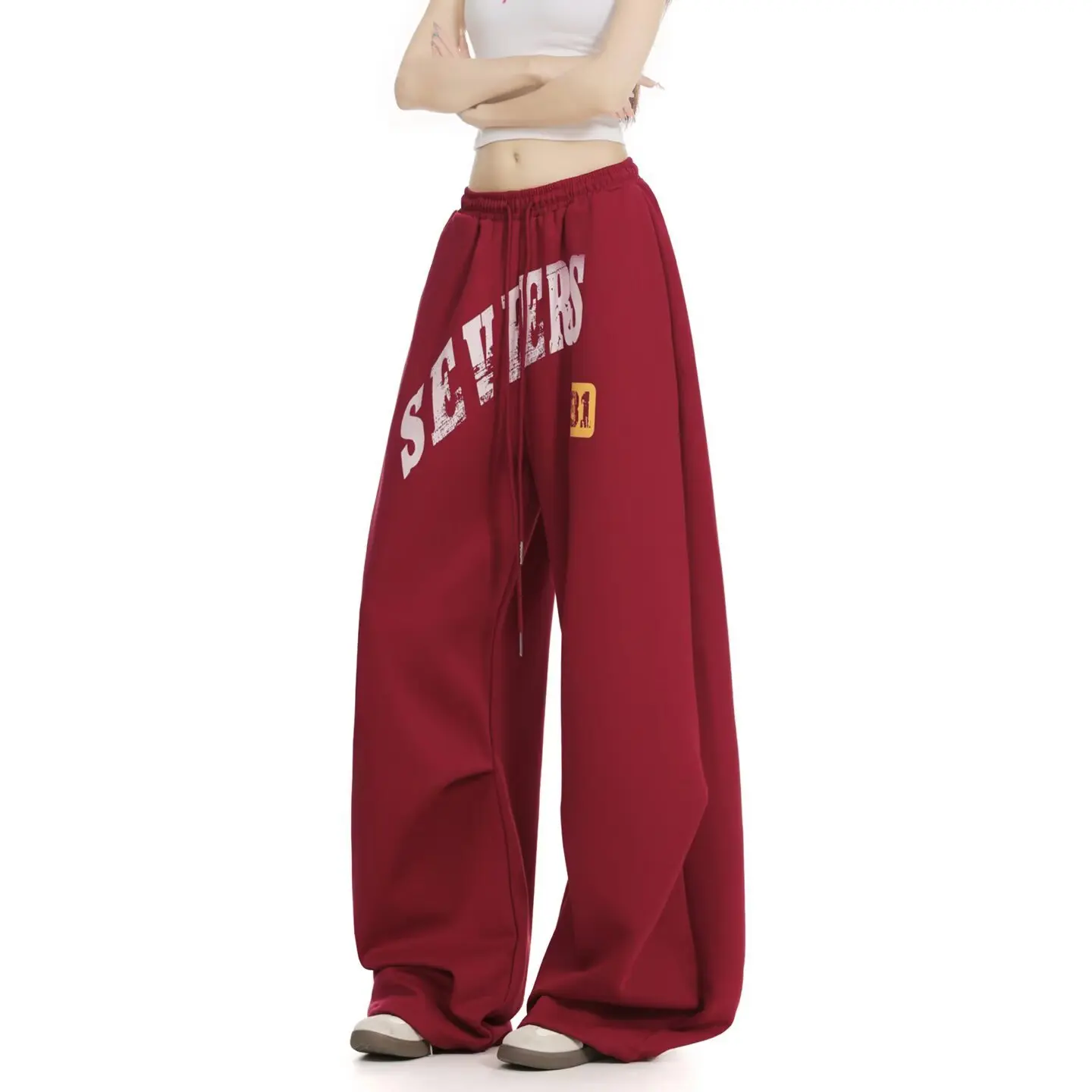 العصرية كسول Ins سورونا مركب سكين حافة Sweatpants...