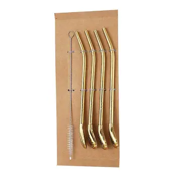 304 Stainless Steel Tea Drinking Straws Spoon Yerba Mate Tea Filter 1 Set Reusable Bombilla Gourd Tea Tools Bar Accessories