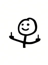 Cheerful Car Sticker Duo - Durable, Weatherproof Vinyl, Easy Peel & No Residue (2 pieces of white)
