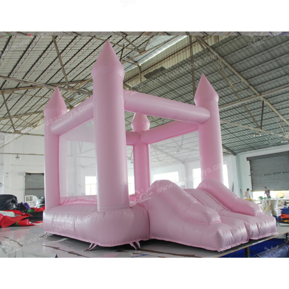 Inflatable White Wedding Jumper PVC Inflatable Bouncy Castle/Moon Bounce House/Bridal Bounce Slide Wedding House