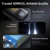 ROMOSS Power Bank 27000mAh Portable Laptop Charger with 65W USB C Fast Charging External Battery Pack for iPhone 16 iPad MacBook 6