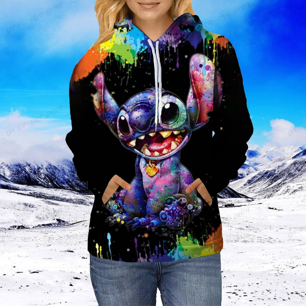 Sudaderas familiares con capucha mujer, chándales para ropa de manga larga, Sudadera con para niños, jersey de Navidad con cuello con capucha de Disney| | - AliExpress