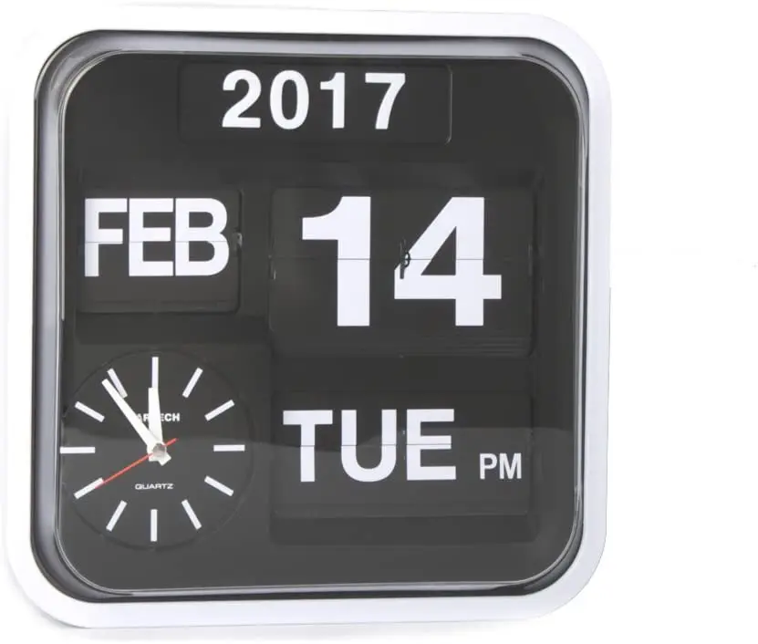 カレンダー・スケジュール Fartech Wall Flip Clock (M) Fartech Medium 32cm Automatic Flipping Clock Creative