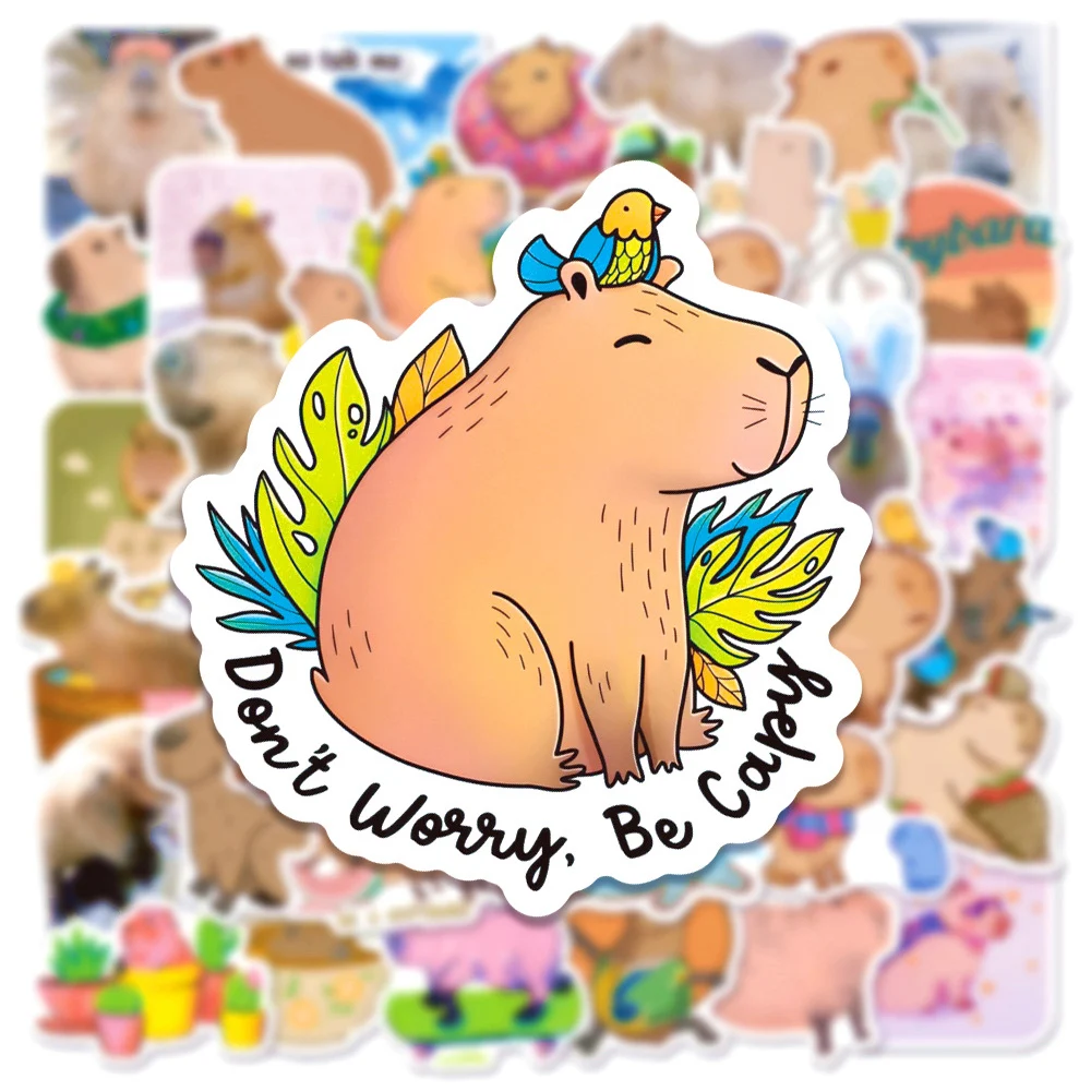 Engraçado capivara desenho animado personagem animal imagem