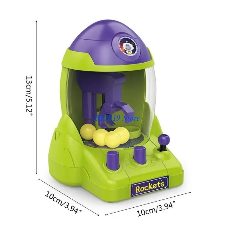 Q0KB Diy Claws Machine Toy Kids Eggs Twisting Game Mini Claws Catcher Christmas Gifts