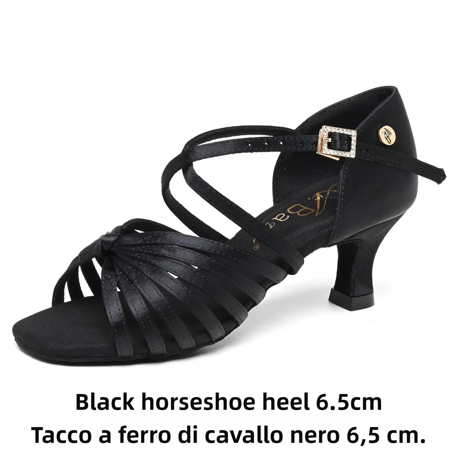 ตัวเลือกสินค้า รองเท้าเต้นลาติน U-Heel สำหรับผู้หญิง ส้นแท้ สวมใส่สบาย