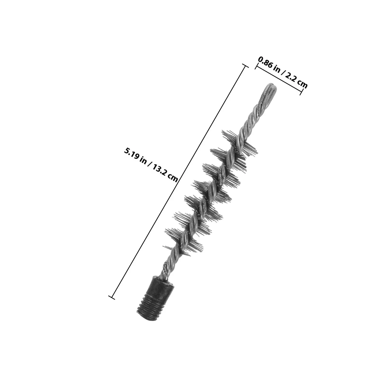 굴뚝 청소용 2Pcs 깔때기 와이어 브러시, 강철 와이어 파이프 브러시, 전문적인 벽난로 굴뚝 청소 키트, 다기능