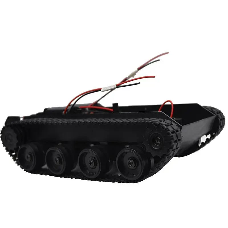 Rc-Tank-Smart-Robot-Tank-Car-Chassis-Kit-Rubber-Track-Crawler-For ...