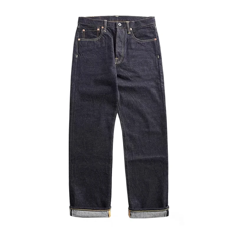 Red Tornado 47501 Men's Jeans 1947 Model Regular Fit Straight Leg Selvedge Denim Pants 5
