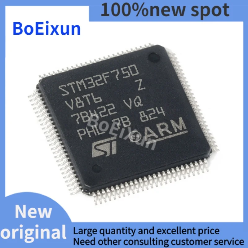 

1~100PCS STM32F750V8T6 LQFP-100 STM32F750 Microcontroller Chip IC Integrated Circuit Brand New Original Free Shipping