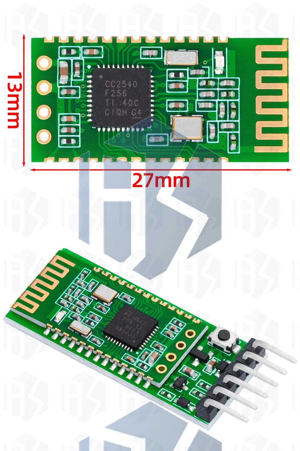 1 stücke HC-08 HC08 Serial Port Modul Drahtlose Bluetooth 4,0 RF Transceiver Unterstützung 9600bps Low Power Mikrocontroller 3,3 V – Detail 9