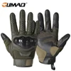 Motorcycle Tactical Gloves Touch Screen Cycling Bicycle Anti-Slip Shockproof Rubber Protective Hunting Shooting Mitten Men Women 1