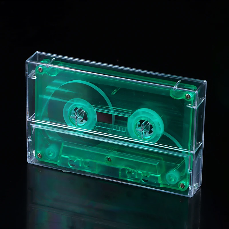 Storage Box 1PC Transparent Cassette Tape Dustproof Audio Magnetic Recording Blank Tape Case For Organizing And Protection tape storage box