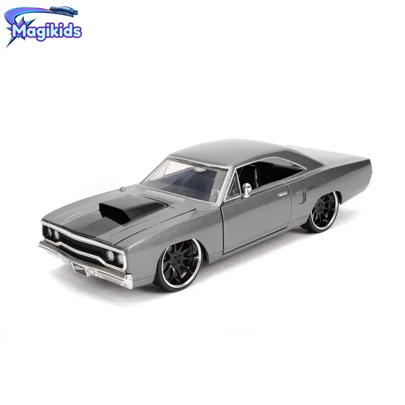 

1:24 Dom’s 1970 Plymouth Road Runner car Diecast toys for boys Metal J20