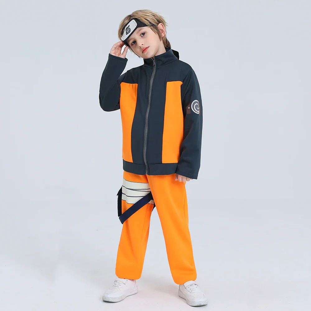 Children Clothes Sets Boys Anime Ninja Naruto Anime Cosplay Costumes Kids Fancy-dress Halloween Carnvial Dress-up Party Outfit superhero cosplay costume kids cosplay costume
