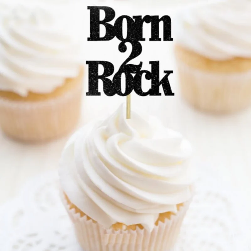 1950er Jahre Rock-Party-Dekoration, Musikthema, Partyzubehör für den 1. Geburtstag des Babys – Detail 15