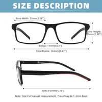 MODFANS lunettes de lecture à lumière bleue hommes lecteurs pour femmes rectangulaire Anti-éblouissement/filtre de fatigue oculaire UV lecture lunettes confortables 3