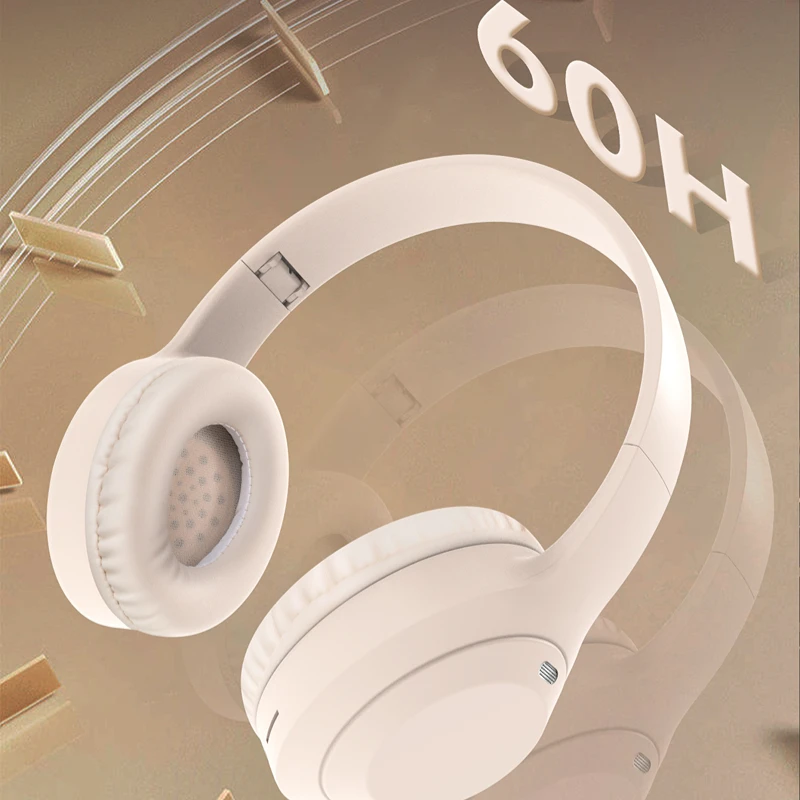 Over Ear HIFI Stereo M5 Headsets Wireless Bluetooth 5.3 Headphones Sports Gaming Earphones Support TF/AUX noise reduction 2